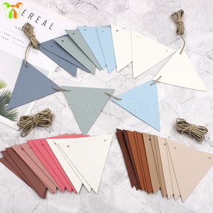 Stock colorido banderines cadena bandera Triangular banderín bandera para decoración de jardín de habitación - Product Image 2