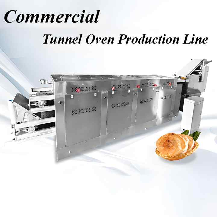 Full Automatic Arabic Bread Maker Machine Lavash Pita Bread Production Line Tunnel Oven Tortilla Roti Making Machine for Home
