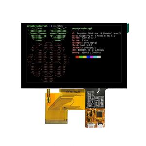 5-Zoll-IPS-TFT-LCD-Anzeigemodul mit RGB-Schnitts telle 800x480 Kapazitives Touch panel 40-poliger LCM-Bildschirm