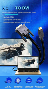 Customized logo HD to <strong>DVI</strong> 24+1 Adapter 1.5M 1080p Converter HD to <strong>DVI</strong> Computer TV <strong>Cable</strong>