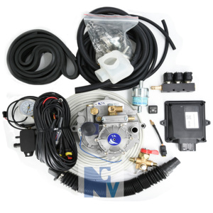 Yakıt sistemleri için 4 silindir yakıt enjektörü Gnc dönüşüm kiti OBD ile otomobiller için doğal gaz kiti gnv gnc gaz sistemi - Product Image 6