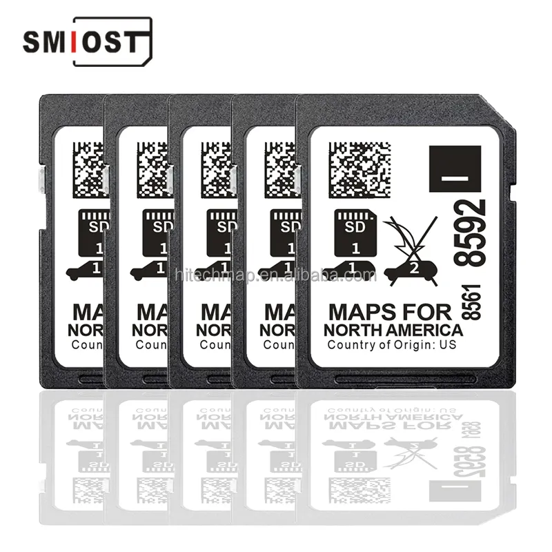 Système de navigation de voiture SMIOST modifiable CID SD Navigation Card GPS pour Chevrolet GM 8592 32GB Captiva America