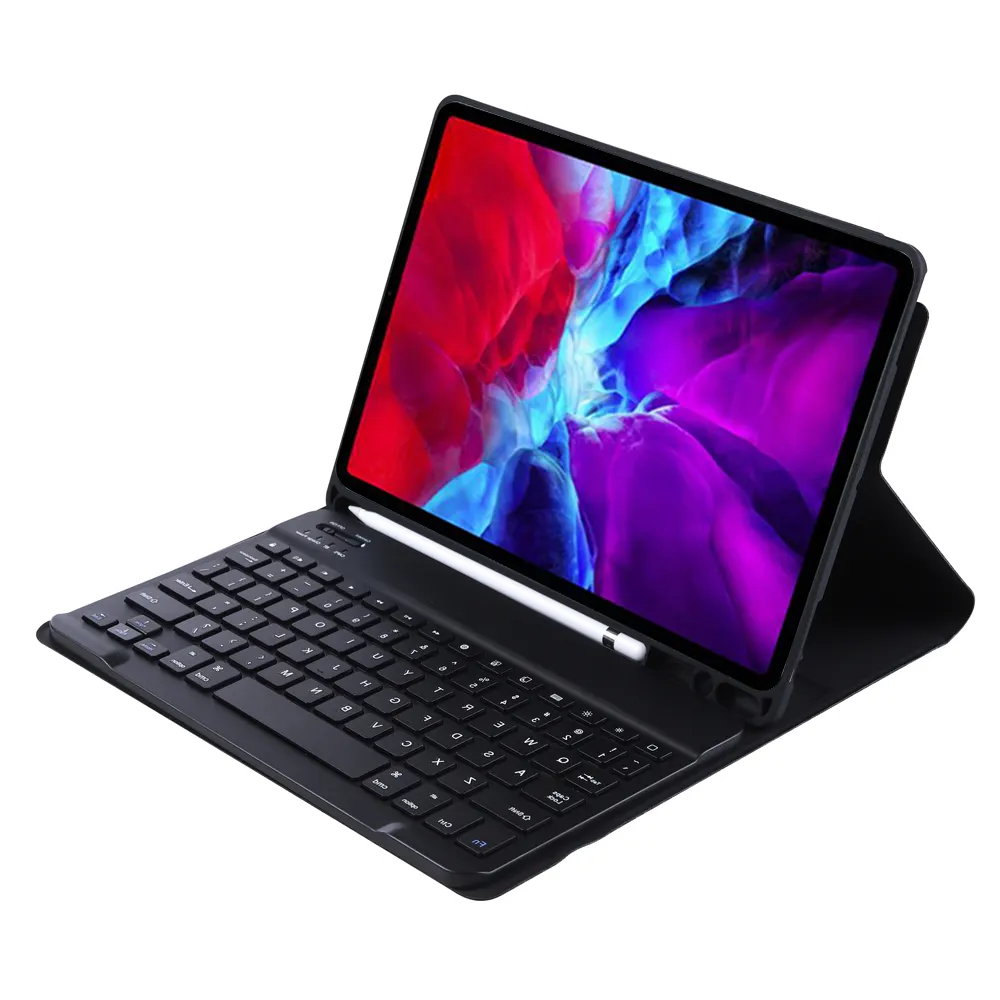 Tablet abdeckungen fällen Bt Wireless Keyboard mit Ipad Pro 10.2 fall Pencil Holder Protective Tablet Cover für iPad air 10.5 zoll