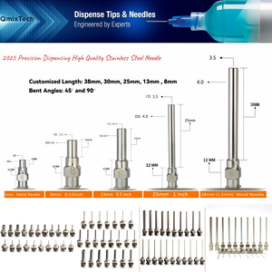 2025 Precisão 1/2 ''13MM Cola Inoxidável Agulha De Plástico Dispensação De Cola Agulha De Aço Industrial 8G-32G Agulha Blunt - Product Image 4