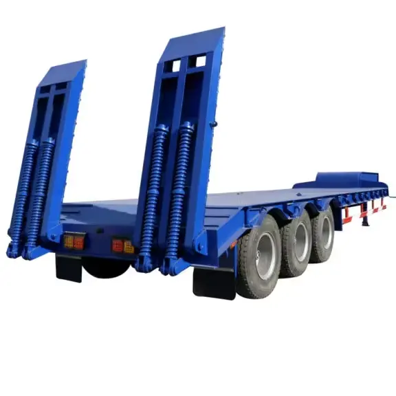 Cina pesante veicolo autotrasportatore da 40-120 tonnellate di rimorchio basso del carico del letto basso semirimorchio con collo di cigno