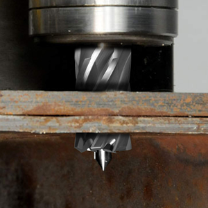 EZARC 7/16-Inch Annular Cutter with 1-Inch Cutting Depth 3/4\&quot; <strong>Weldon</strong> Shank High Speed Steel Stainless Metal - Product Image 4