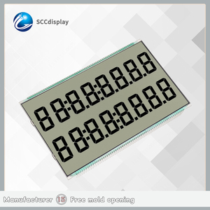 Pantalla LCD de código de segmento Digital personalizable Superior SJXDGN041TN Pantalla de instrumento de dispensador de combustible positivo de temperatura amplia - Product Image 5