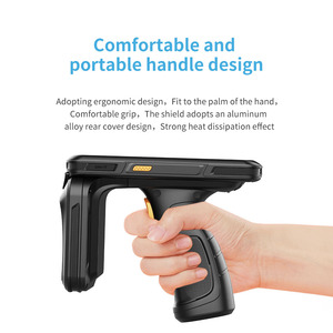 Portablerfidスキャナー長距離AndroidRFIDリーダーワイヤレスNFCFIBluetoothハンドヘルドUHFRFIDリーダー在庫用 - Product Image 5