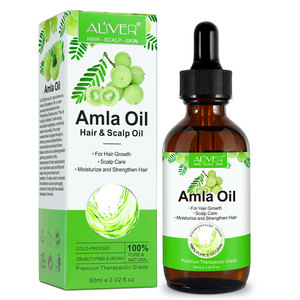 ALIVER Private Label Amla Extract Oil <strong>India</strong> 100% Pure Natural Organic Hair <strong>Growth</strong> Amla Oil for Kids Adult - Product Image 1