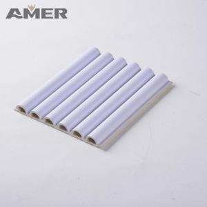 Amer OEM all'ingrosso costruzione facciata rivestimento Wpc profilo parete esterna pannello rivestimento parete parete decorazione rivestimento composito - Product Image 4