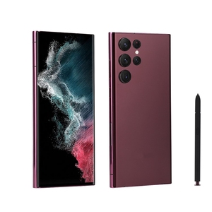 サムスンギャラクシーS21ウルトラS20 S22 S23ウルトラ5G携帯電話256GBロック解除中古クアルコム108MP 99% 新品