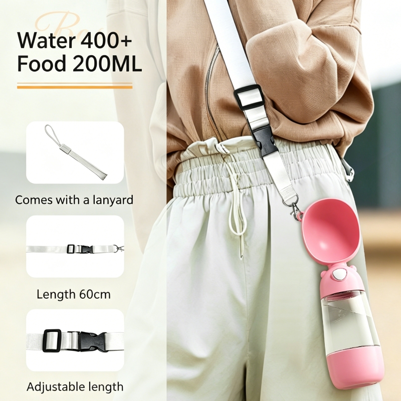 Rose 400 ml + 200 g avec sangle gratuite