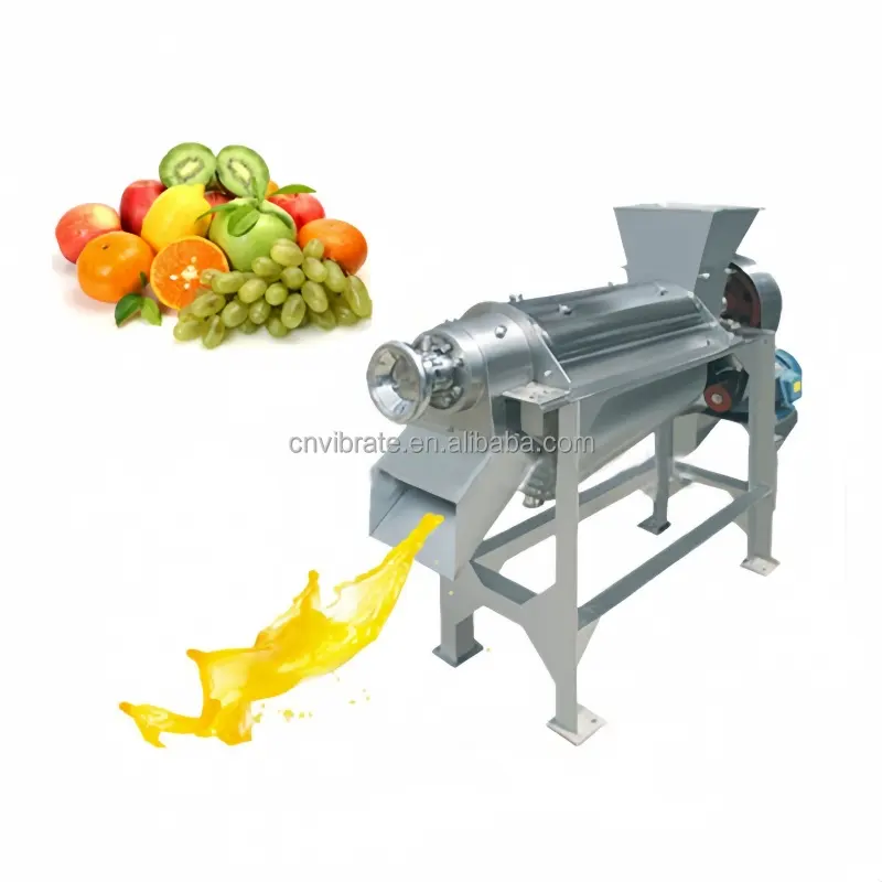 Vbjx Industriële Commerciële Automatische Ananas Citroen Sinaasappel Grapefruit Citrus Schroef Juicer Afzuigmachine