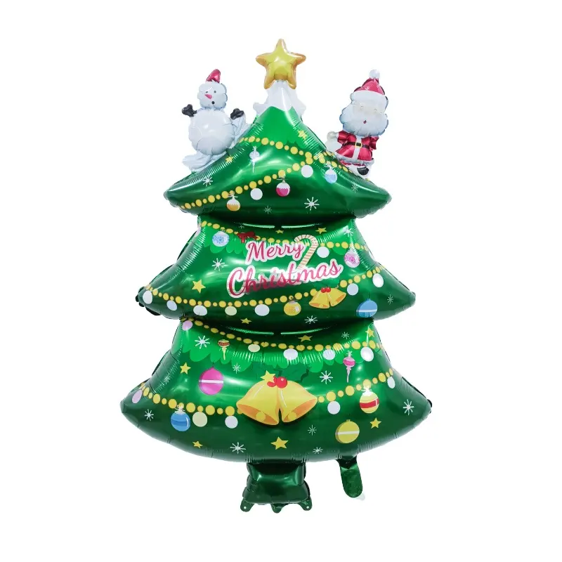 Palloncino Foil per albero di natale più venduto di Yiwu per forniture per decorazioni natalizie