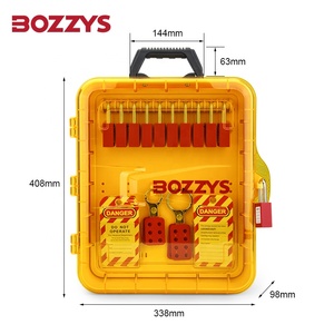 Çok kişi yönetimi ürün kategorisi kilitleri için asma kilitler çile etiketleri ile BOZZYS çoklu kombinasyon kilitleme kutusu kitleri - Product Image 4