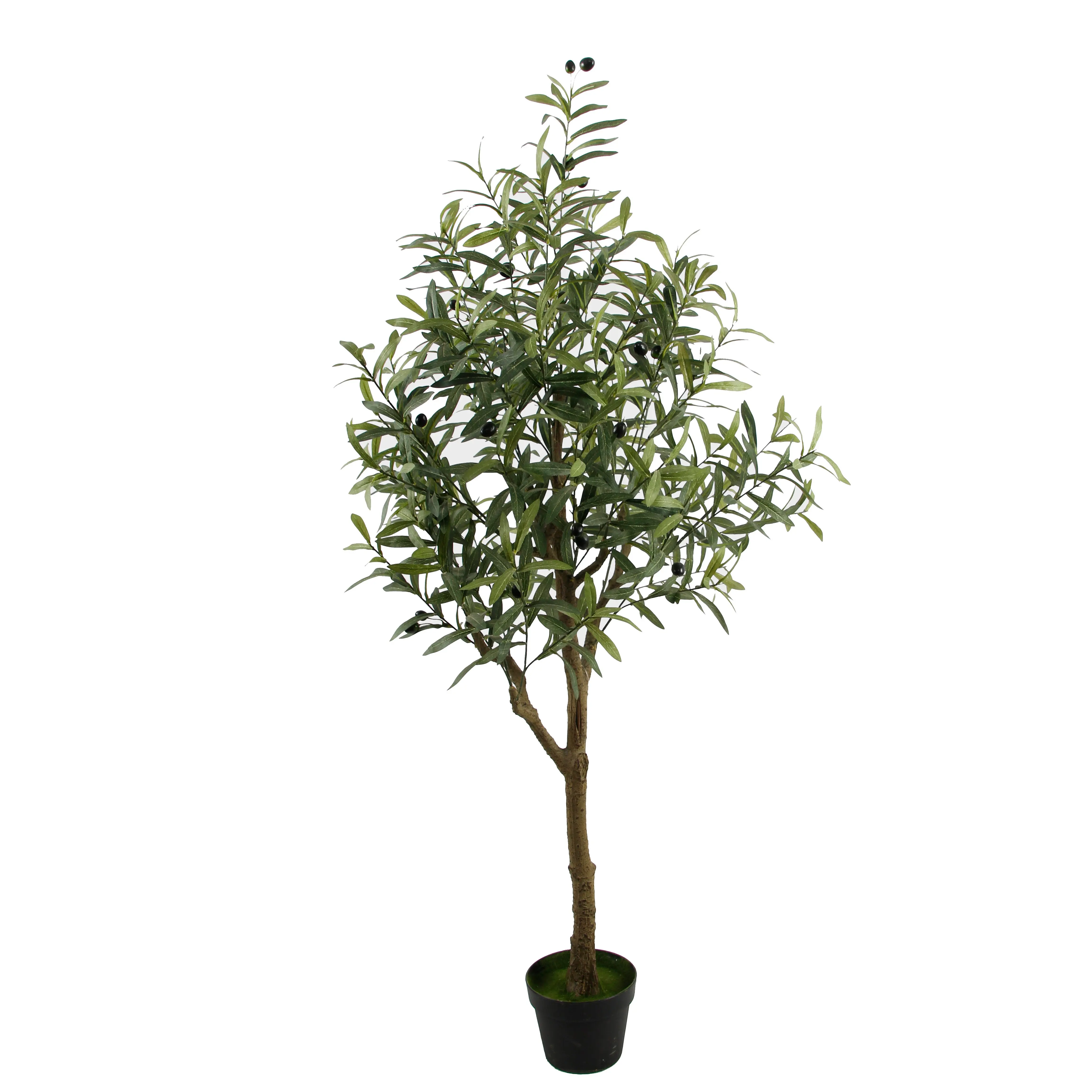Hot Sales new design Artificial plants Decorative Bonsai real touch 150cm 9 branch Olive Artificial Tree