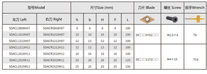 SDACR1212H新到货数控车刀刀架硬质合金和硬质合金车刀车刀支持OEM - Product Image 4