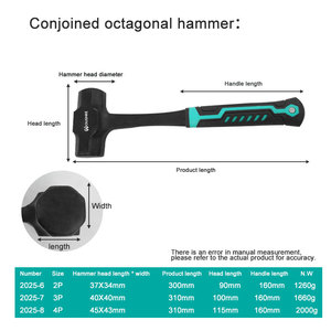 Giả mạo một mảnh tích hợp tất cả các thép xử lý Câu Lạc Bộ ném đá BÚA TẠ - Product Image 6