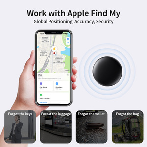 MFi Certificado Mesmo Que Air Tags Tamanho Tag Inteligente Rastreador <span class=keywords><strong>GPS</strong></span> Anti-perdido Encontrar Meu Dispositivo Localizador Tag Finder para Carteira Chaves Sacos Animais