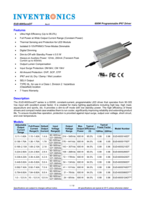 Драйвер Inventronics светодиодный EUD-600S12ADT 90-305Vac 12Vdc 200mA 600 Вт программируемый драйвер IP67 с CE - Product Image 6