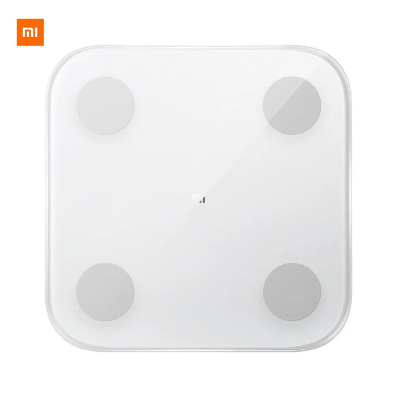 Original Xiaomi Mi inteligente composición de grasa corporal escala 2 diente azul 5,0 escala de salud