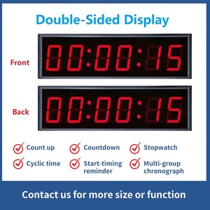 ZX Display con numeri a doppia faccia 4/6 cifre telecomando programmabile orologio digitale conto alla rovescia cronometro per interni Timer - Product Image 2