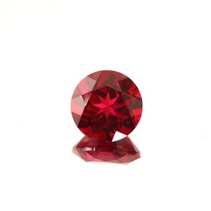 2024 SCHLUSSVERKAUF Rotfarbe runder Labor-Ruby Edelsteine AGL zertifizierter feiner Schmuck lockerer 5A-Grad Labor-Gewächster Ruby