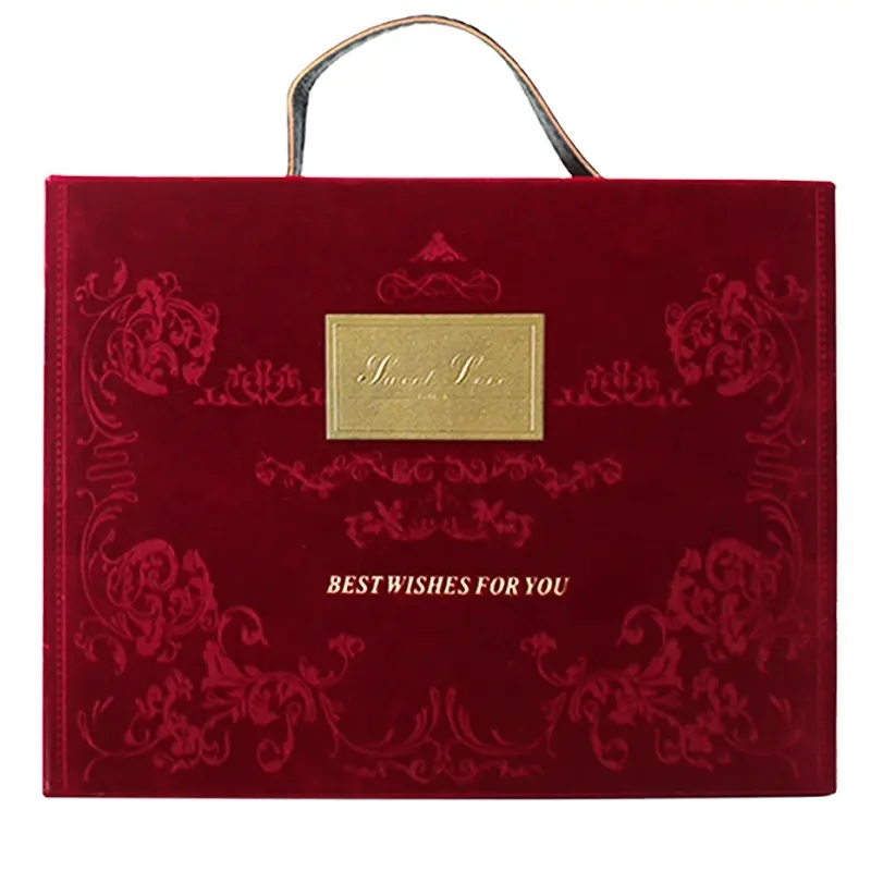 2021 Groothandel Elegante Gift Box Baby Cadeau Set Doos Met Lint En Flip-Open Klassieke Valentine Gift Dozen