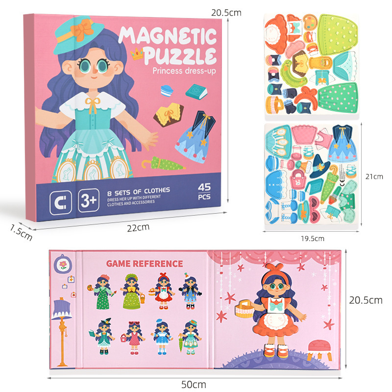Livre de puzzles YF-3D (Princesse)