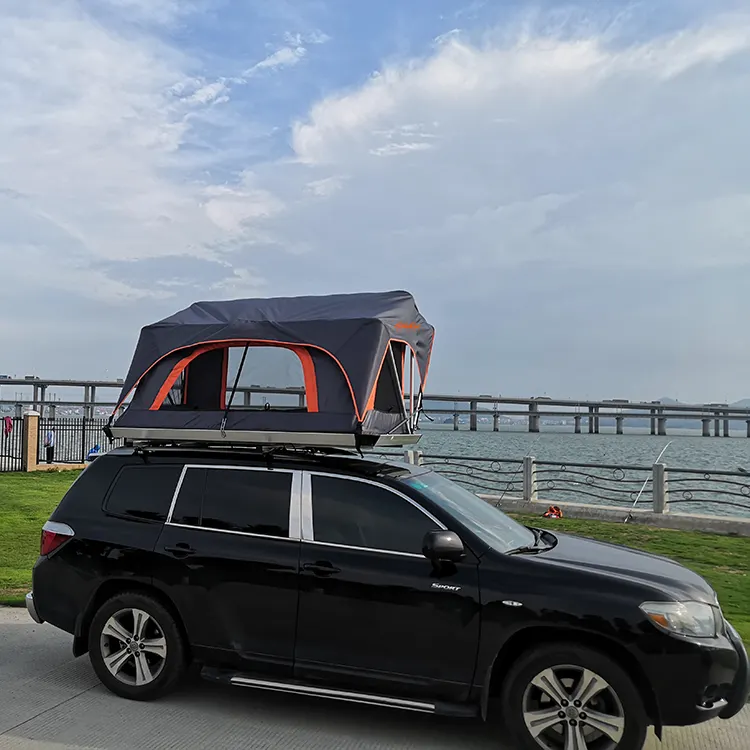 Tienda de techo de aluminio para 2 personas, accesorio resistente al agua para techo de camión, Camping, viaje, eléctrico