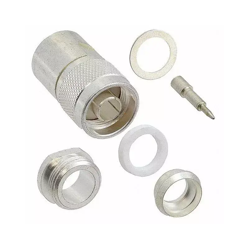 PCB Connectors Supplier 1-1337402-0 N Type Connector Plug Male Pin 50 Ohms Free Hanging (In-Line) Solder 113374020