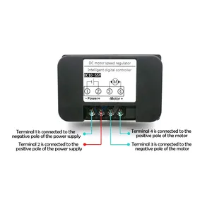 Регулятор скорости двигателя DC10-55V 40 А, беспроводной пульт дистанционного управления, регулятор постоянного тока и обратного вращения, регулятор PWM - Product Image 4