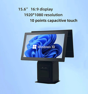 15.6 Inch Pos-Kassa Met Twee Schermen En 58Mm Printer <span class=keywords><strong>Windows</strong></span> <span class=keywords><strong>7</strong></span>/10/11 Klantenweergave - Product Image 2