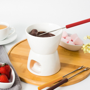 Bán Buôn Biểu Tượng Tùy Chỉnh Giá Rẻ Gốm Pho Mát Sô Cô La Fondue Cho Nhà Hàng - Product Image 3