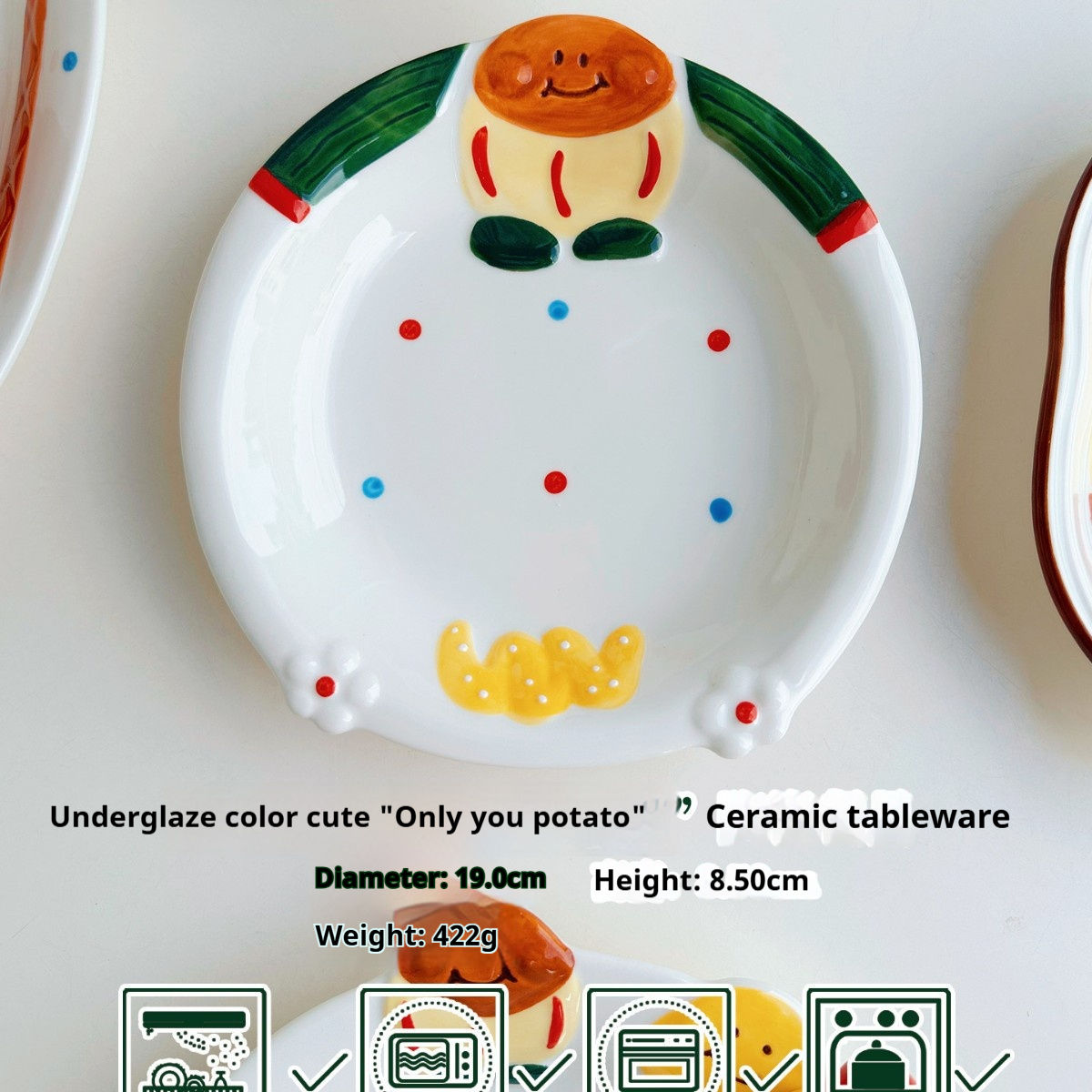 Disque blanc de 7,5 pouces (40 pièces/boîte)