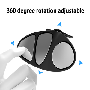360旋转可调广角凸后视汽车侧盲点三面镜 - Product Image 4