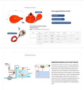 Ottimo Standard preferito interruttore a livello del cavo a galleggiante interruttore a galleggiante per serbatoio dell'acqua sensori di livello del carburante nuovo tipo interruttore a galleggiante da 2m - Product Image 6