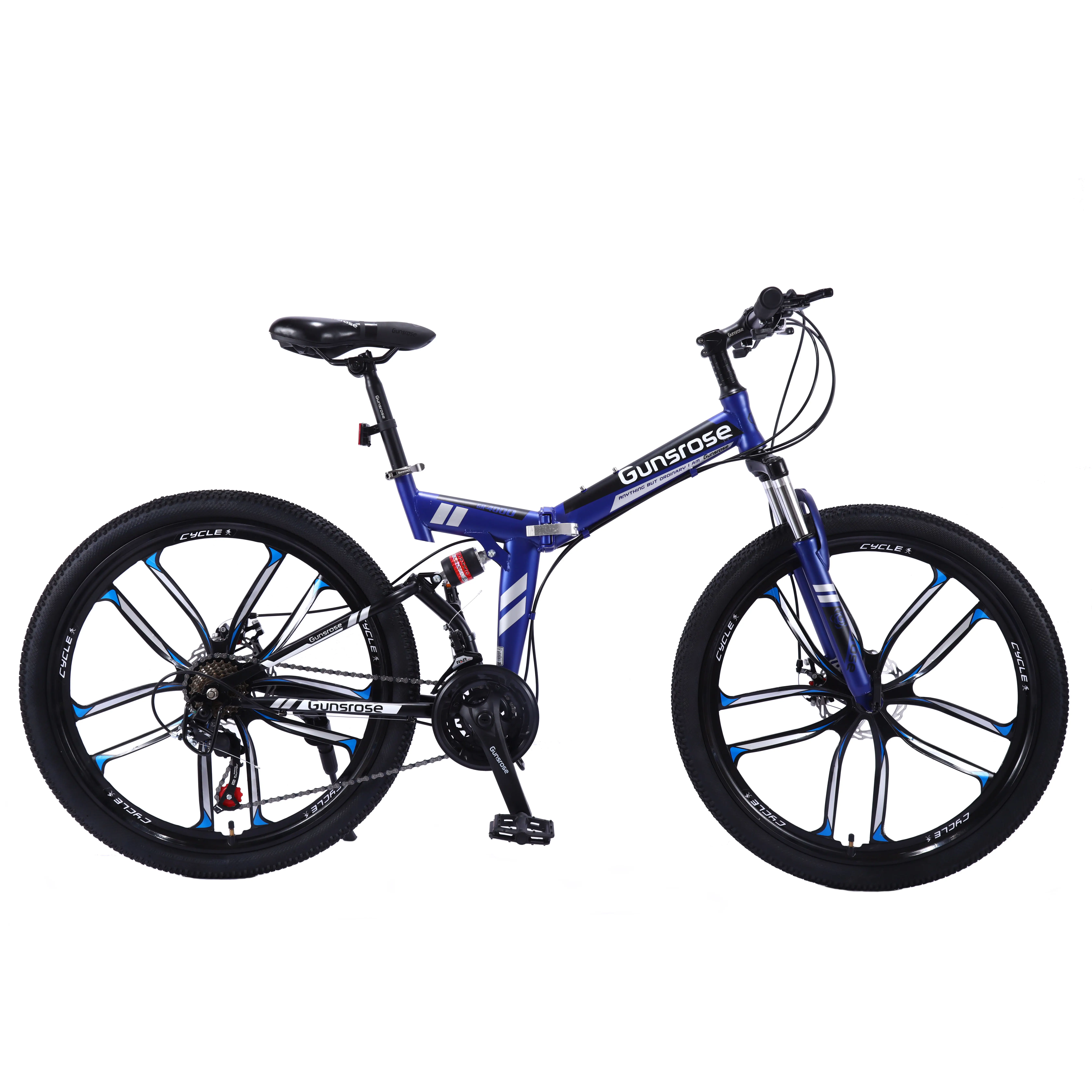 New Design Mini Folding 26-Inch Carbon Rim Fat Snow Bike Wholesale Cheap Adult Folding Cycles for Men