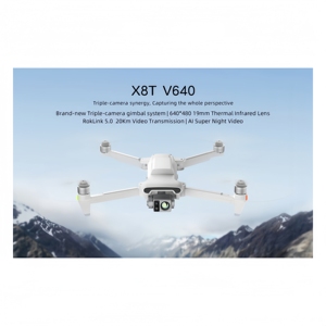 Fimi X8 Tele Max chuyên nghiệp Ultra 8K máy ảnh Drone với đo khoảng cách dài gimbal 350G Phụ Kiện cho người mới bắt đầu - Product Image 2
