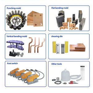 New Design 3 in 1 Hydraulic CNC Busbar Bending Cutting Punching Machine for Flexible Copper Aluminum Busbar Bus Bar Machine - Product Image 5