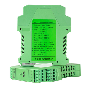 Transmisor de temperatura termopar K S J B 0-500 ℃ Convertidor de señal de temperatura 4-20mA 0-10V 0-5V Sensor transductor de temperatura - Product Image 1