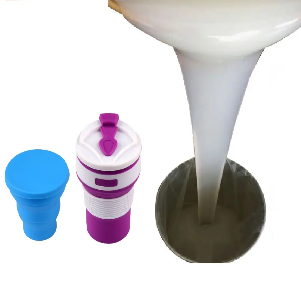 Stampi in resina di gomma siliconica liquida rtv2 due componenti per la realizzazione di stampi per bottiglie