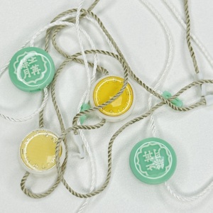 New Custom Vestuário Acessórios Plastic <span class=keywords><strong>Bullet</strong></span> Head Pendurar Tag <span class=keywords><strong>String</strong></span> Seal Tag