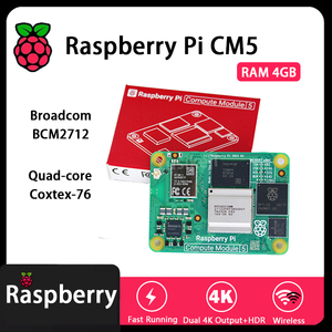 Lampone originale Pi CM5 RAM 4GB WIFI EMMC CM5104032 Broadcom BCM2712 doppia uscita 4K + HDR 800MHz video Coxtex-76 Quad-core - Product Image 5