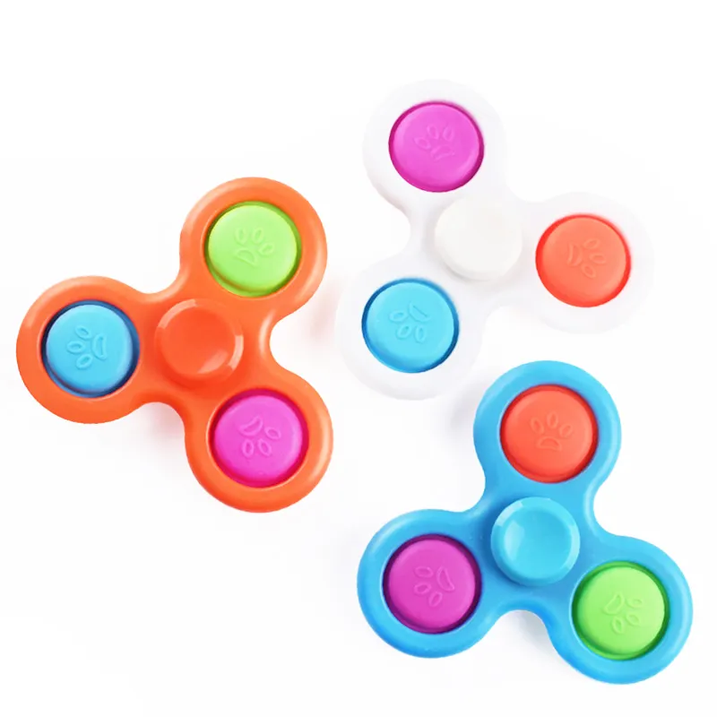 Giocattoli di decompressione economici molto popolari Bubble Spin giroscopio mini fidget hand spinner toy antistress giocattoli girevoli di spinta