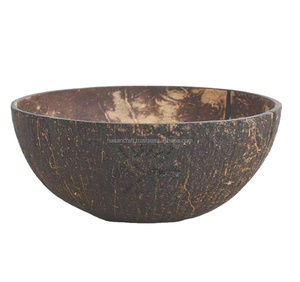Bio Vegan Coconut Bowls Holz löffel Set Einweg küche Esszimmer Dekorative Servier schale für Hotel & Restaurant Salats ch üssel