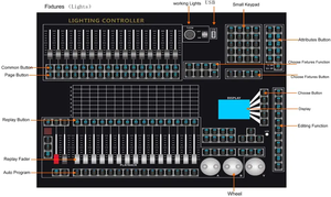 Neuzugang Dmx Lichtkonsole Dmx 2048 Kanäle Controller für DJ Bühnenbeleuchtung