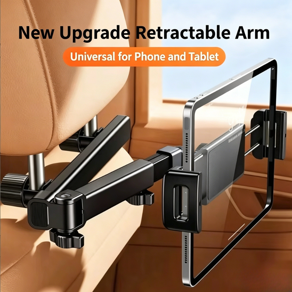 Car rear pillow tablet holder