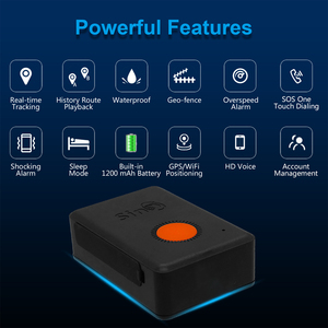 Sinotrack Mini Rastreador GPS Inalámbrico, Dispositivo de Seguimiento GPS con Múltiples Modos de Trabajo, Botón SOS, 2 Unidades, 2 Unidades - Product Image 4