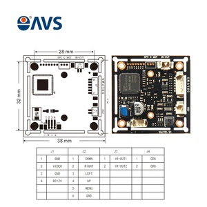 AHD 1080P 2MP 4-IN-1 CMOS <strong>Camera</strong> Module IMX307LQR+NVP2441H Mini <strong>Camera</strong> Module PCB - Product Image 5